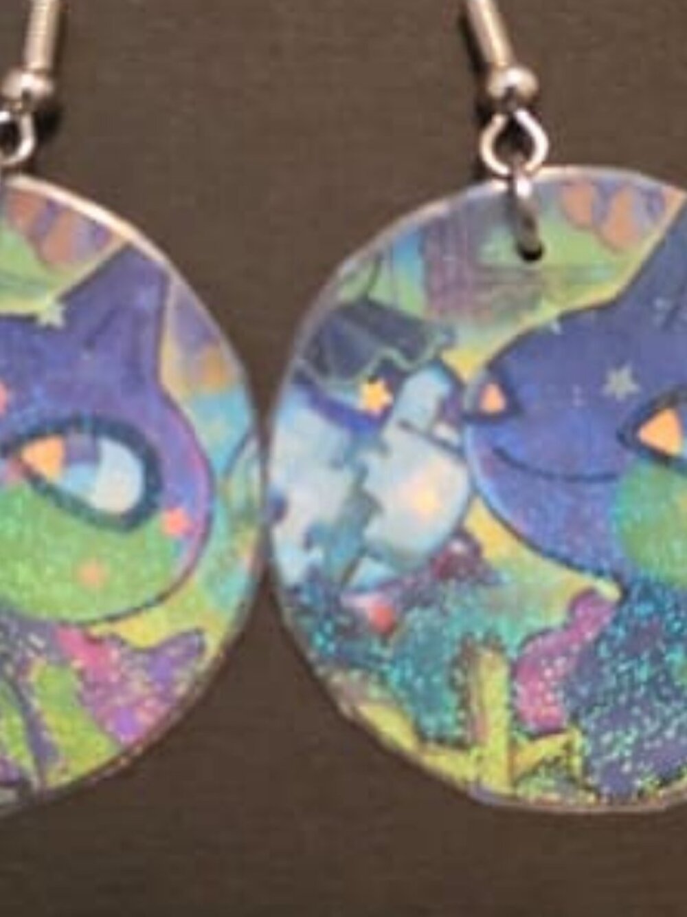 Round Dangle Earrings